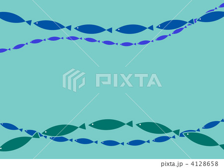 魚のライン・横 魚のライン・横 4128658