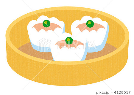 シュウマイのイラスト素材