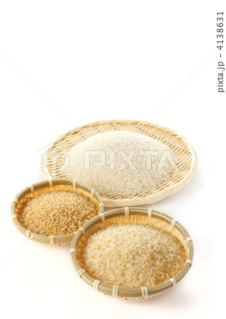玄米・胚芽米・白米の集合 4138631