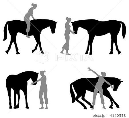 horse woman silhouette horse woman silhouette 4140558