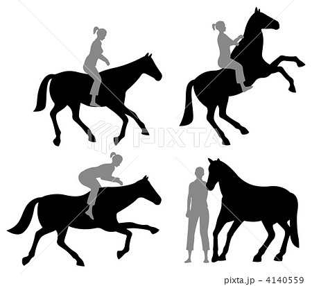 horse woman silhouette horse woman silhouette 4140559