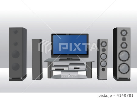 home theater 6 vector home theater 6 vector 4140781