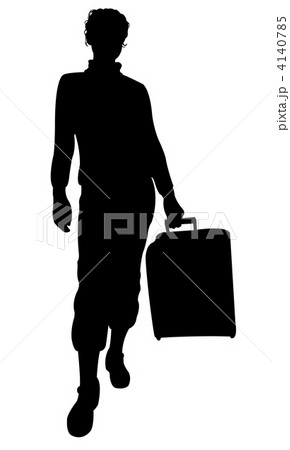 girl with case vector girl with case vector 4140785