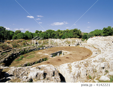 シチリア島 シラクーサのネアポリス考古学公園 シチリア島 シラクーサのネアポリス考古学公園 4142221