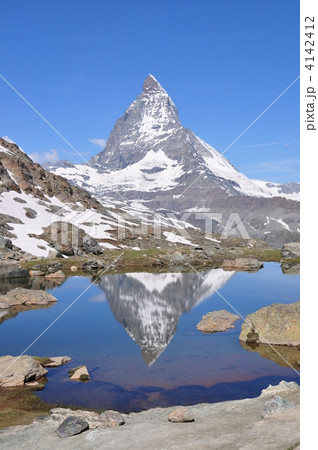逆さマッターホルン 逆さマッターホルン 4142412