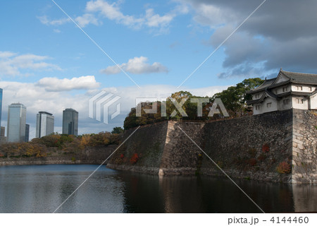 大阪城　西外濠と乾櫓 4144460