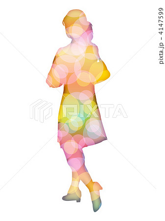 女性 歩む Olのイラスト素材