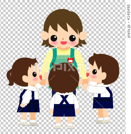 保育士さんと園児 4148498