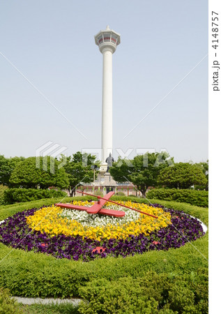 韓国・釜山の龍頭山公園 4148757