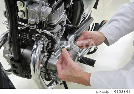 バイクの整備 4152342