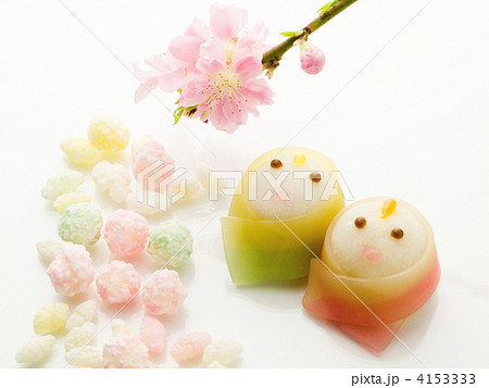 和菓子 雛人形 和菓子 雛人形 4153333