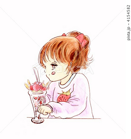 驚くばかり女の子 いちご 食べる イラスト ただのディズニー画像