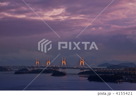 瀬戸大橋ライトアップ 4155421