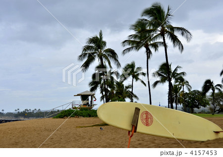 オアフ島　ノースショアのアリイビーチパーク 4157453