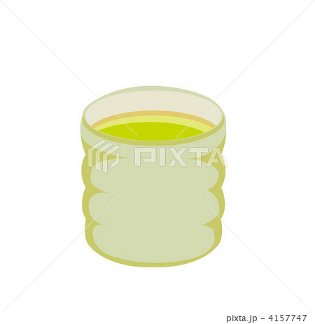 湯呑み 緑茶 湯飲みのイラスト素材