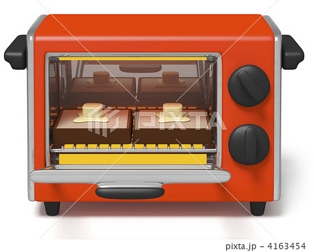 オーブントースターのイラスト素材