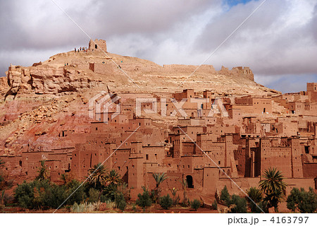 モロッコ　ワルザザート近郊　アイト・ベン・ハッドゥ　 4163797