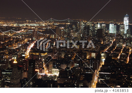 エンパイア・ステート・ビルディングからの夜景 4163853