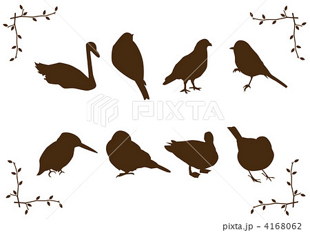 すべての動物画像 綺麗な鳥 シルエット イラスト
