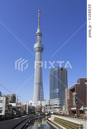 北十間川から見た東京スカイツリー 4168839