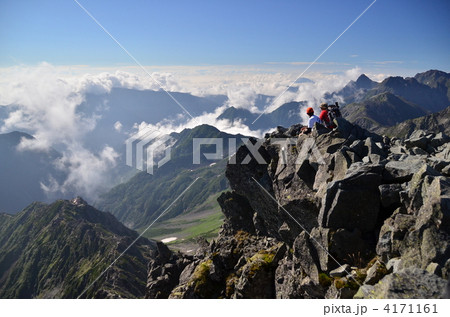 槍ヶ岳山頂からの風景 4171161