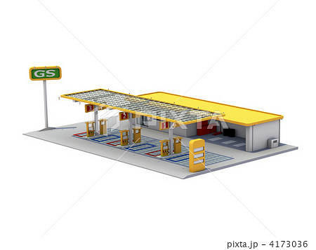 ガソリンスタンド 4173036