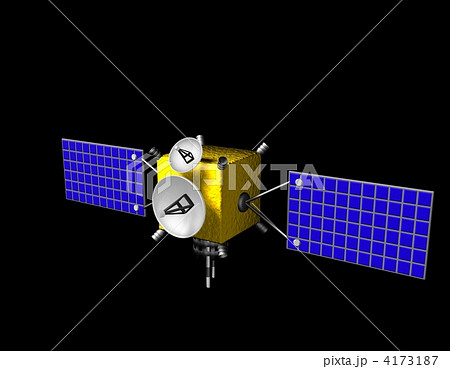 サテライト 人工衛星 衛星のイラスト素材