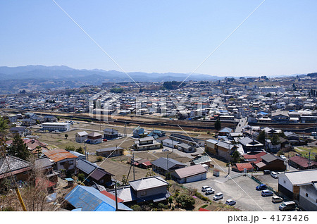 飯田市街と南アルプス 飯田市街と南アルプス 4173426
