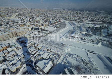 タワーから見た五稜郭公園 4174754