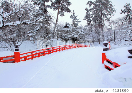 積雪の「杉の大橋」 積雪の「杉の大橋」 4181390