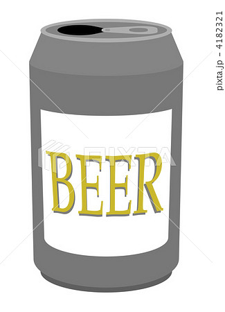 缶ビールのイラスト素材