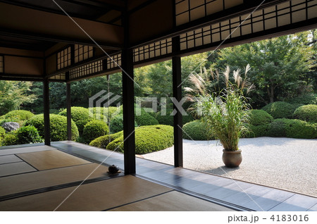 丈山苑　詩泉閣　南庭 4183016