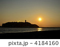 江の島の夕日 4184160