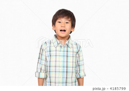 チェックシャツの男の子 4185799