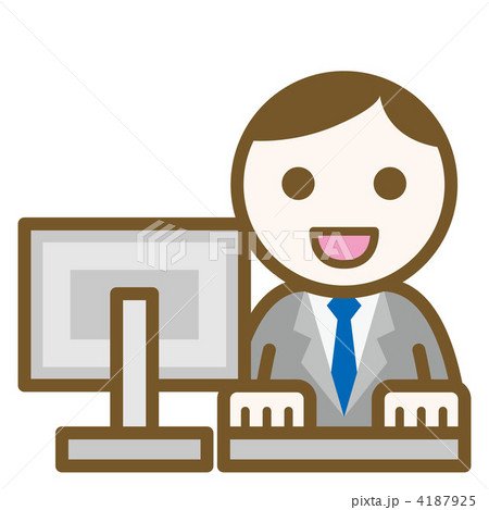アイコン ビジネスマン A104 PC 4187925