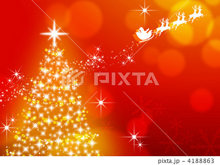クリスマスツリーとサンタクロース 4188863