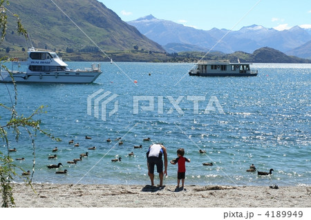 ニュージーランドの保養地ワナカ 4189949