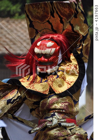 大分県竹田市　荻神社　ゆたて神楽 4197663