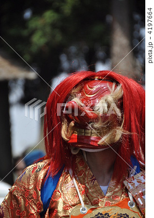 大分県竹田市　荻神社　ゆたて神楽 4197664