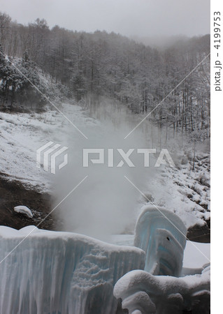 地獄谷温泉の噴泉 地獄谷温泉の噴泉 4199753