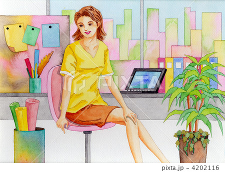 デスクワーク 4202116