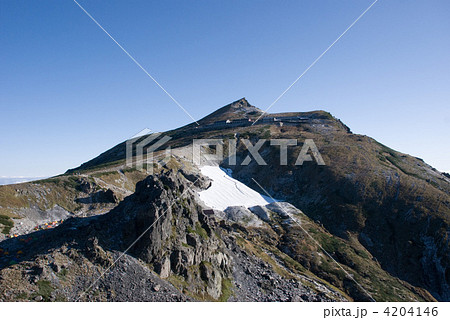 白馬岳と白馬山荘 4204146