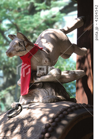 太田姫稲荷神社のキツネ 4204542