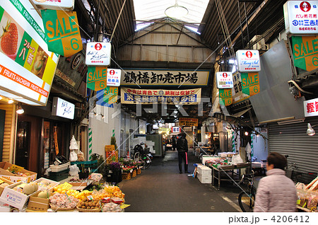 大阪 鶴橋卸売市場の写真素材