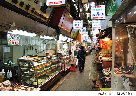 大阪 鶴橋市場の写真素材