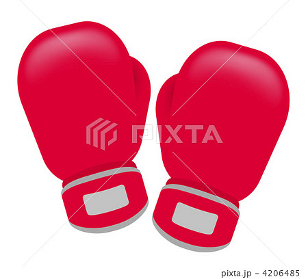 ボクシンググローブのイラスト素材