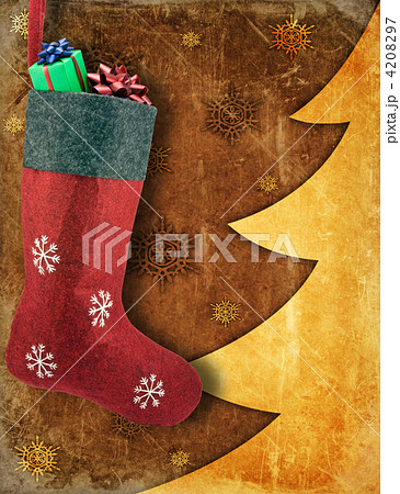 Christmas stocking with gifts Christmas stocking with gifts 4208297