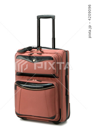 白バック上のキャリーバッグ 4209096