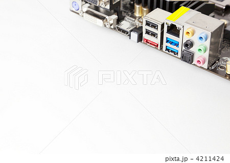 コンピューターインターフェース_斜め 4211424