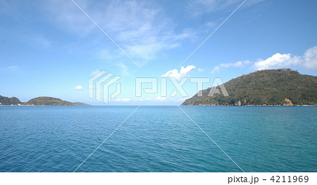 西表島の海　移動中の船から 4211969